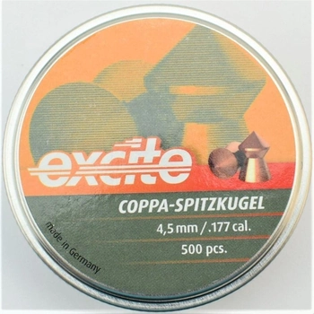 Пули пневматические H&N Coppa Sritzkugel, 500 шт/уп, 0,49 г 4,5 мм