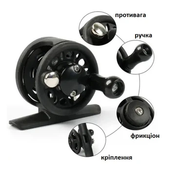 Котушка з фрикціоном полікарбонат Winner 70V
