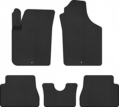EVA коврики EVAtech в салон авто Kia Picanto (SA) 2004-2011 1 поколение Htb EU 5 шт Black (KI31813CV5LA2RBB)