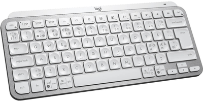 Клавіатура бездротова Logitech MX Keys Mini Wireless Illuminated Nordic Layout Pale Gray (920-010493)