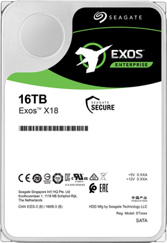 Жорсткий диск Seagate Exos X18 7200RPM 256MB 16TB (ST16000NM004J)