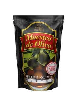 Маслини без кісточки Maestro de OLIVA 170г дой пак