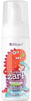 Pianka do mycia Silcare Washing Foam For Kids dla dzieci Tyranożarł Bubble Gum 200 ml (5902560542196)