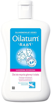 Żel do mycia głowy i ciała Oilatum Baby od pierwszego dnia życia 300 ml (5011309023817)