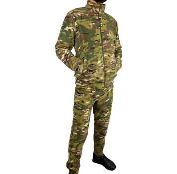 Тактичний флісовий костюм розмір 44/46 мультикам