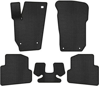 EVA килимки EVAtech в салон авто Skoda Fabia (5J) 2007-2014 2 покоління Htb EU 5 шт Black (SK3500CF5AV4RBB)
