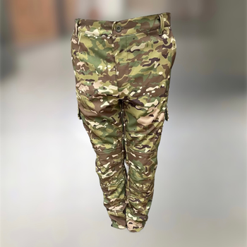 Брюки тактические софтшелл с флисом Special, размер XXL, Мультикам, утепленные брюки для военных