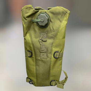 Гидратор тактический военный для воды KMS, 3 литра, Олива, гидратор-рюкзак