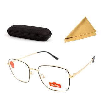 Комп'ютерні окуляри LEVEL With56 "Антиблик" ЗАХИСТ ОЧ реальний захист для очей від екрану монітора та смартфона Сталь