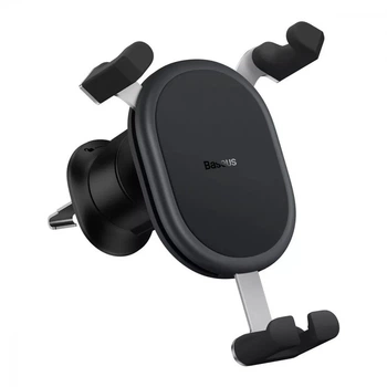 Автомобильный держатель Baseus Stable Gravitational Car Mount Air Outlet Black