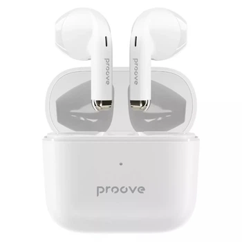 Бездротові Вакуумні Bluetooth навушники Proove Mainstream TWS White