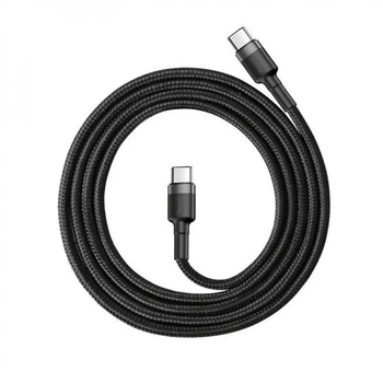 Кабель Baseus Cafule Type-C to Type-C PD 2.0 60W 1m Black-Grey