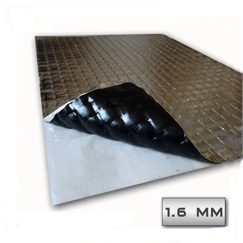 Віброізоляція авто Butyplast Стандарт 1.6 мм*330*500 мм