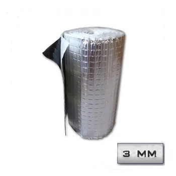 Віброізоляція авто Butyplast Стандарт3 мм у рулоні 330 мм*7.5 м