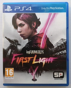 InFamous First Light, Б/У, русская версия - диск для PlayStation 4