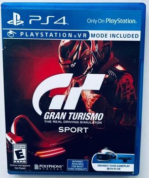 Gran Turismo Sport, Б/У, русские субтитры - диск для PlayStation 4