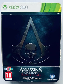 Assassin's Creed IV: Black Flag Skull Edition, Б/В, англійська версія - диск для Xbox 360