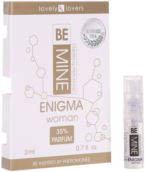 Perfumy damskie z feromonami zapachowymi Lovely Lovers BeMine Enigma Woman w sprayu 2 ml (5901687650401)