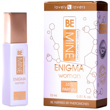 Perfumy damskie z feromonami zapachowymi Lovely Lovers BeMine Enigma Woman w sprayu 15 ml (5901687650364)