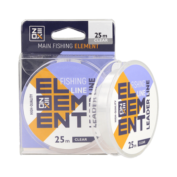 Волосінь Zeox Element Leader 25м CL 0.148мм,4010191