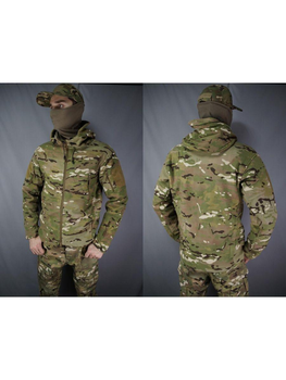 Кофта тактическая флисовая флиска куртка с капюшоном S.archon Multicam Размер XXL