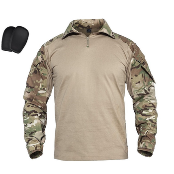 Боевая тактическая рубашка убакс, ubacs с защитой Han Wild Gen.3 Multicam XL