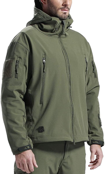 Куртка / вітровка тактическая софтшелл Softshell olive розмір S