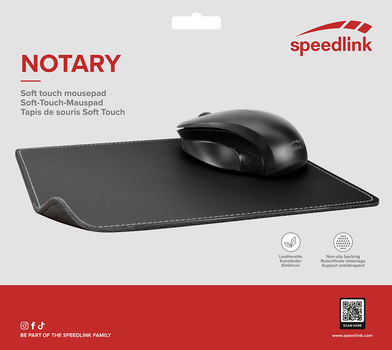 Podkładka gamingowa SPEEDLINK NOTARY Black (SL-6243-LBK)