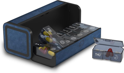 Преміальний контейнер для пігулок Talvolc Pill Organizer Blue