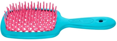 Гребінець Janeke Small Superbrush Маленька для розплутування волосся рожева/блакитна (8006060650218)
