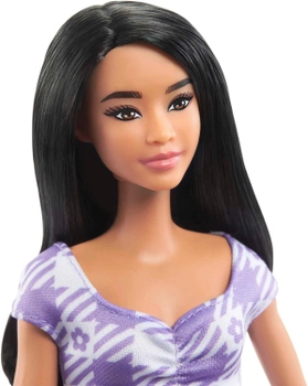 Lalka Mattel Barbie Fashionistas Purple Plaid Dress 28 cm (0194735094387)