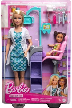 Zestaw lalek Mattel Barbie Career Doll Dentist (0194735108039)