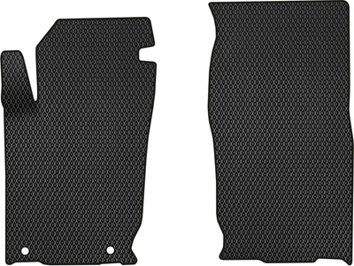 EVA коврики EVAtech в салон авто передние Fiat Fullback (Double cab) 4WD 2018+ Pickup 4-дв. EU 2 шт Black (FT42443A2FC2RBB)