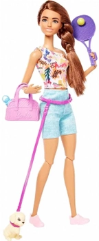 Lalka z akcesoriami Mattel Barbie Relaxation and Fitness 29 cm (0194735108183)