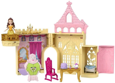 Lalka z akcesoriami Mattel Disney Princess Little Belle and Castle (0194735121090)
