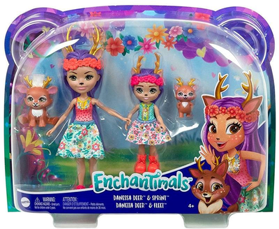 Zestaw lalek Mattel Enchantimals Danessa and Danetta Deer Sisters (0194735009015)