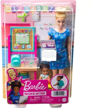 Zestaw lalek Mattel Barbie Doll Teacher (0194735015429)