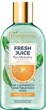 Міцелярна рідина Bielenda Fresh Juice зволожуюча цитрусова Апельсин 500 мл (5902169033996)