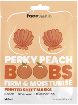 Maska do ciała Face Facts Perky Peach Boobs Firm & Moisturise Masks ujędrniająco-nawilżająca 25 ml (5031413929041)