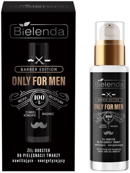 Гель-бустер Bielenda Only For Men for Barber Edition зволожуючий та заряджаючий 30 мл (5902169046125)