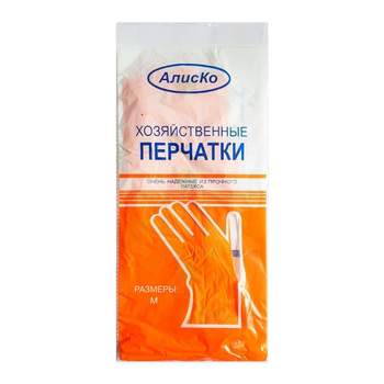 Перчатки для уборки резиновые Latexs размер М