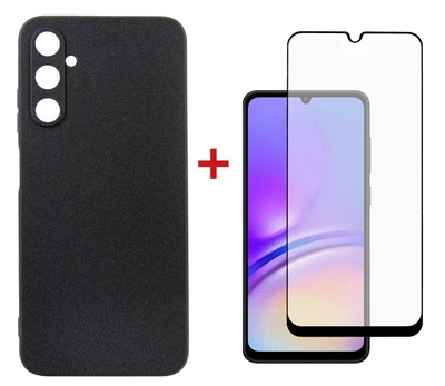 Комплект для Samsung Galaxy A05s (A057) панель + скло DENGOS (Black) (DG-KM-09)