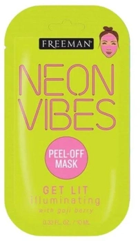 Маска для обличчя Freeman Neon Vibes Peel-Off Mask Get Lit відлущувальна 10 мл (72151478083)