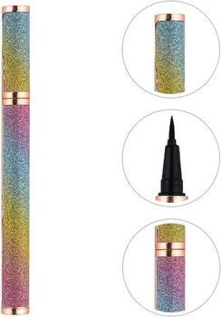 Подводка фломастер для глаз Mking Pretty liner блестящий флакон матовый черный