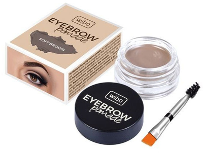 Помада для брів Wibo Eyebrow Pomade Waterproof водостійка 1 Soft Brown 6 г (5901801620723)