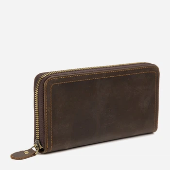 Кошелек мужской кожаный для карточек Tiding Bag t4007-1DB Коричневый