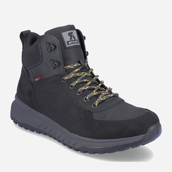 Zimowe buty trekkingowe męskie wysokie wodoodporne RIEKER U0170-00 42 Czarne (4060596806338)