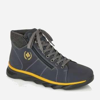 Чоловічі зимові черевики високі RIEKER F1621-14 44 Чорні (4060596560605)