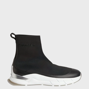 Sneakersy damskie na platformie wysokie wsuwane Calvin Klein HW0HW01177BAX 36 Czarne (8719856108069)