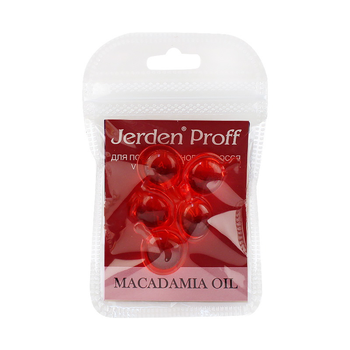 Сироватка регенерувальна в капсулах для пошкодженого волосся JERDEN PROFF Hair Serum Macadamia Oil 5шт